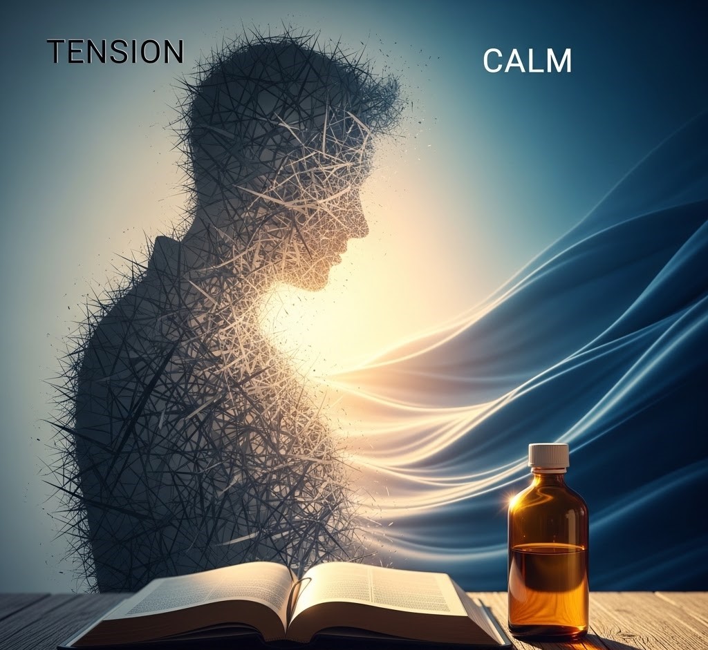 Anxiety and physical health illustration